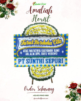 Papan Bunga Duka di Janten