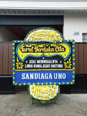 Papan Bunga Duka di Janten